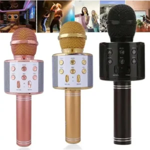 WS-858 Wireless Karaoke Microphone with Speaker