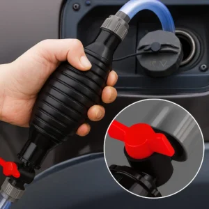 Manual Fuel Siphon Pump & Liquid Transfer Pipe Set with Control Valve