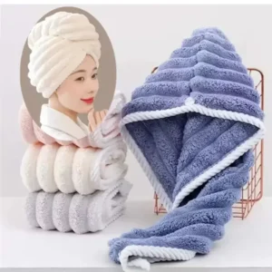 Large Thick Striped Cotton Towel