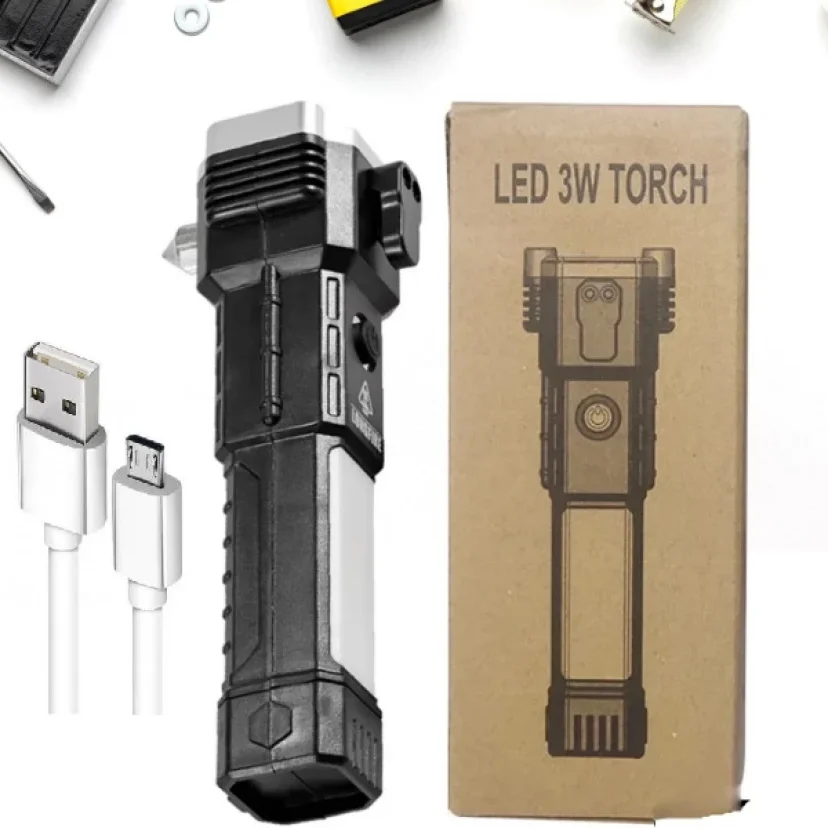 3W Rechargeable LED Torch - Image 8