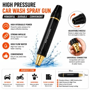 High-Pressure Car Wash & Garden Hose Nozzle Sprinkler