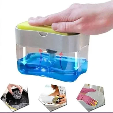 2-in-1 Soap Dispenser & Sponge Holder Caddy - Image 4