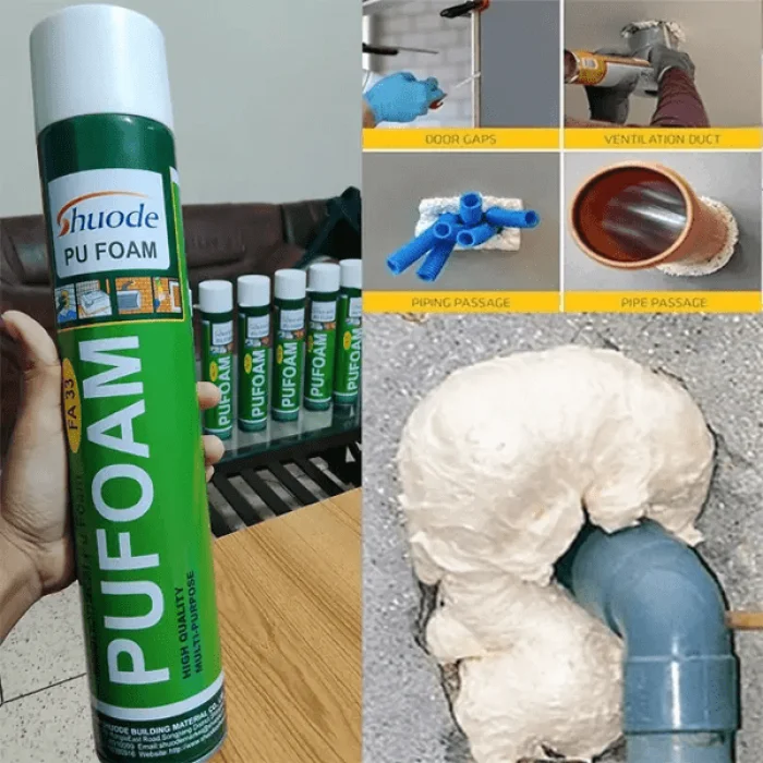 PU Foam Spray for Wall Gap Repair (750ml) - Image 4