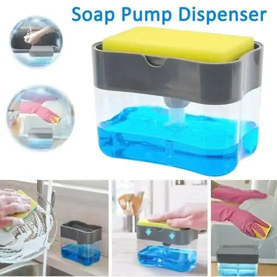 2-in-1 Soap Dispenser & Sponge Holder Caddy - Image 5