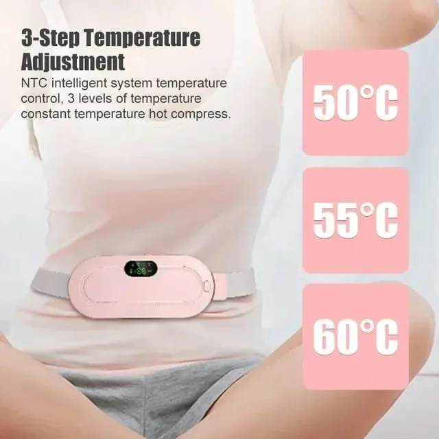 Period Cramp Relief Belt – Portable Electric Menstrual Heating Pad with Massager - Image 5