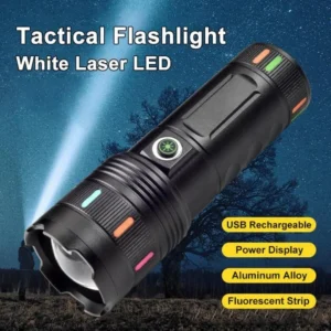 Super Bright 600W LED Flashlight with Power Bank