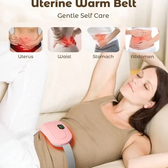 Period Cramp Relief Belt – Portable Electric Menstrual Heating Pad with Massager - Image 7